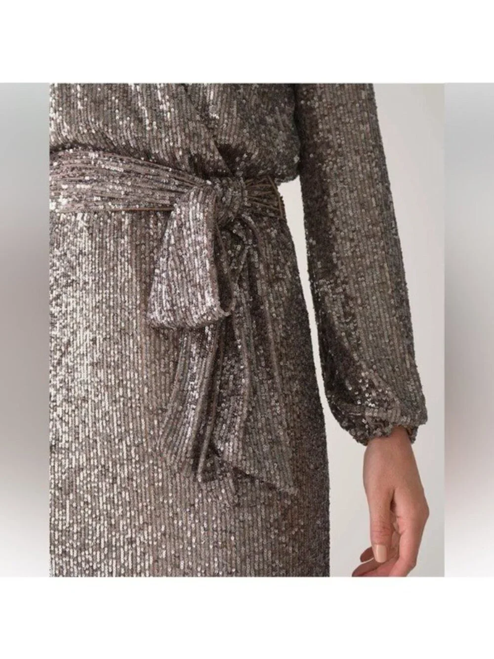 White House Black Market Sequin Dress Small